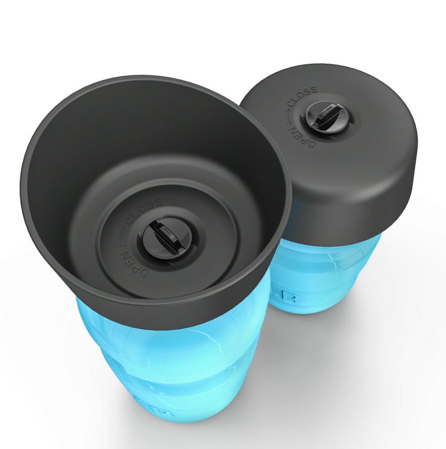 Puppy’s Lake foldable dog travel water bottle