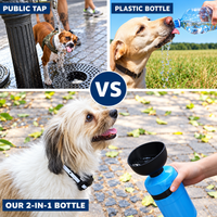 Pet Outdoor Foldable Bottle Dog Travel Water Bottle Dog Water Dispenser